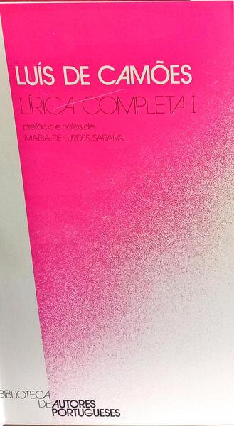 LÍRICA COMPLETA. [3 VOLS.]