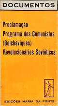 PROCLAMAÇÃO PROGRAMA DOS COMUNISTAS, (BOLCHEVIQUES), REVOLUCIONÁRIOS SOVIÉTICOS.