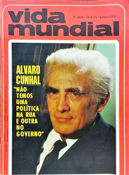 VIDA MUNDIAL N.º 1826, ANO XXXV, JUNHO 1974.
