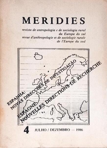 MERIDIES, N.º 4, JULHO-DEZEMBRO 1986.