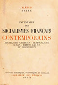 INVENTAIRE DES SOCIALISMES FRANÇAIS CONTEMPORAINS.