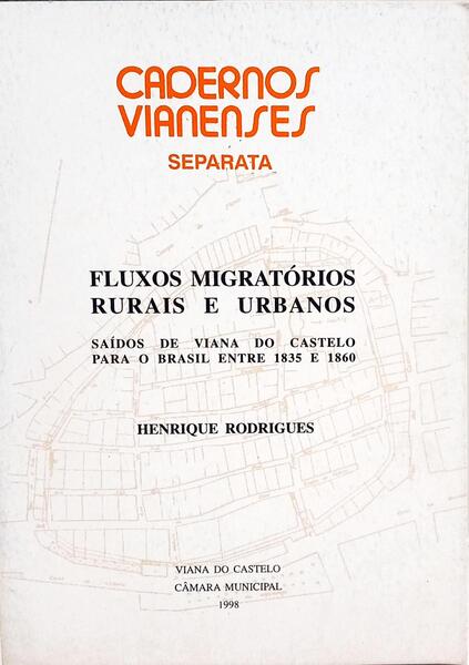 FLUXOS MIGRATÓRIOS RURAIS E URBANOS.