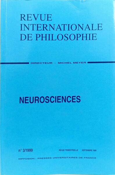 REVUE INTERNATIONAL DE PHILOSOPHIE, VOL. 53, N.º 209, SEPTEMBRE DE 1999.