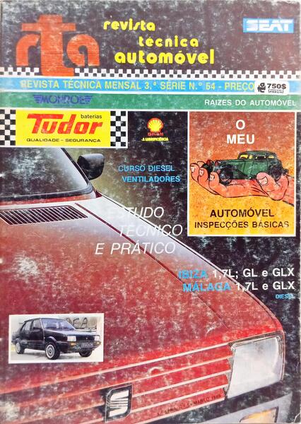 REVISTA TÉCNICA AUTOMÓVEL, 3.ª SÉRIE, Nº. 54, MARÇO DE 1989.