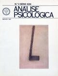 ANÁLISE PSICOLÓGICA, N.º 4 SÉRIE XVIII, OUTUBRO-DEZEMBRO 2000.
