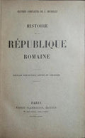 HISTOIRE DE LA RÉPUBLIQUE ROMAINE.