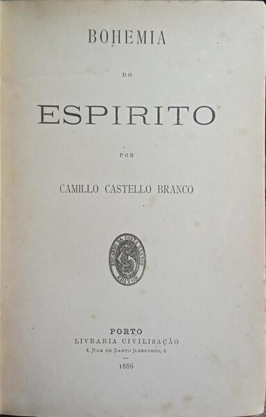 BOHEMIA DO ESPIRITO. [1.ª EDIÇÃO]