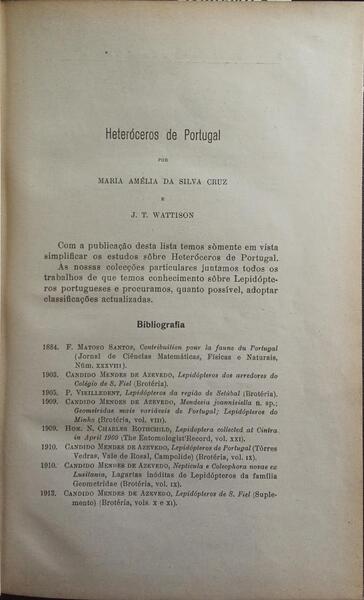 HETERÓCEROS DE PORTUGAL.