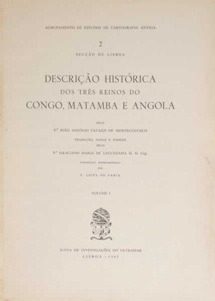 DESCRIÇÃO HISTÓRICA DOS TRÊS REINOS DO CONGO, MATAMBA E ANGOLA.[SEM SOBRECAPAS]