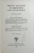 RECENT ADVANCES IN OBSTETRICS AND GYNAECOLOGY.