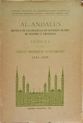 ÍNDICES DE LOS VEINTE PRIMEROS VOLÚMENES DE AL-ANDALUS 1933-1955.