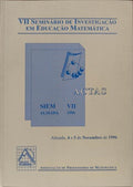 ACTAS: VII SEMINÁRIO DE INVESTIGAÇÃO EM EDUCAÇÃO MATEMÁTICA.