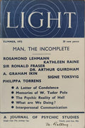 LIGHT: A REVIEW OF PSYCHIC AND SPIRITUAL KNOWLEDGE AND RESEARCH. [3 VOLS.]