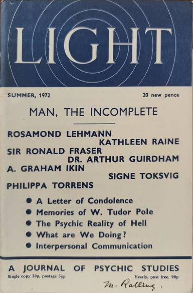 LIGHT: A REVIEW OF PSYCHIC AND SPIRITUAL KNOWLEDGE AND RESEARCH. [3 VOLS.]