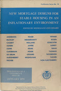 NEW MORTGAGE FOR AN INFLATIONARY ENVIRONMENT: CONFERENCE SERIES Nº 14.