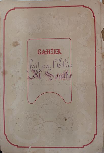 CAHIER FAIL PAR L'ELÃˆVE GIL SOUTTO.