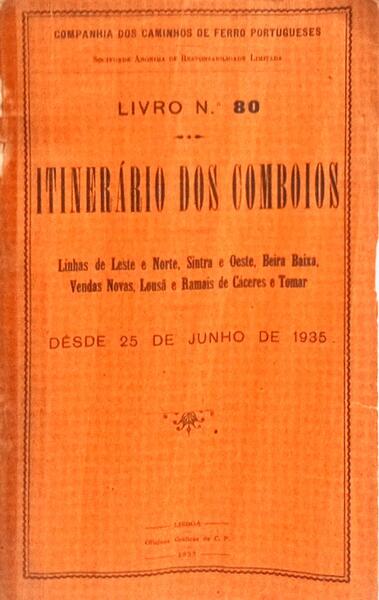 ITINERÁRIO DOS COMBÓIOS, LIVRO N.º 80.