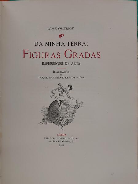 DA MINHA TERRA: FIGURAS GRADAS, IMPRESSÕES DE ARTE.