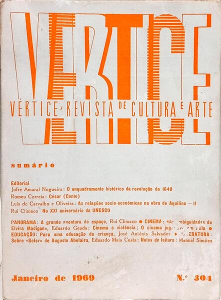 VÉRTICE, N.º 304, JANEIRO DE 1969.