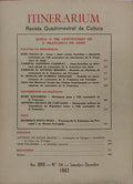 ITINERARIUM, N.Âº 114, SETEMBRO - DEZEMBRO 1982.