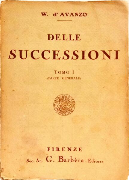 DELLE SUCESSIONI, TOMO I.