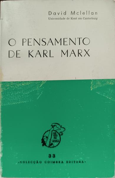 O PENSAMENTO DE KARL MARX.