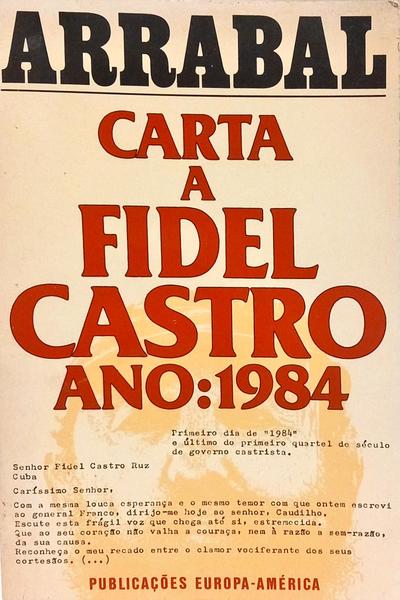 CARTA A FIDEL CASTRO ANO: 1984.
