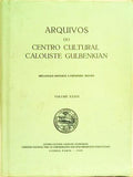 ARQUIVOS DO CENTRO CULTURAL PORTUGUÊS: FUNDAÇÃO CALOUSTE GULBENKIAN, VOLUME XXXIV.