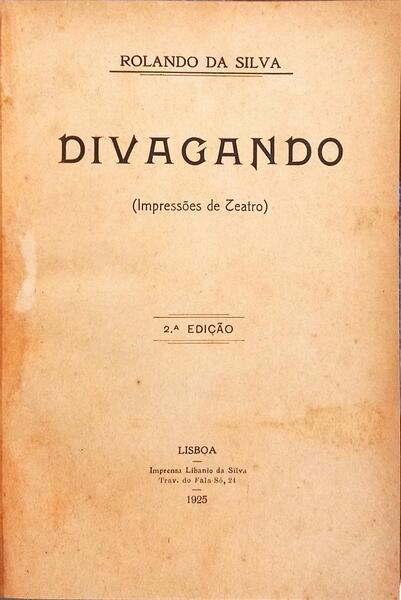 DIVAGANDO. [ ENC. - 2.ª EDIÇÃO]