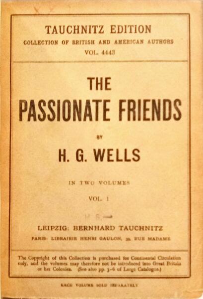 THE PASSIONATE FRIENDS.
