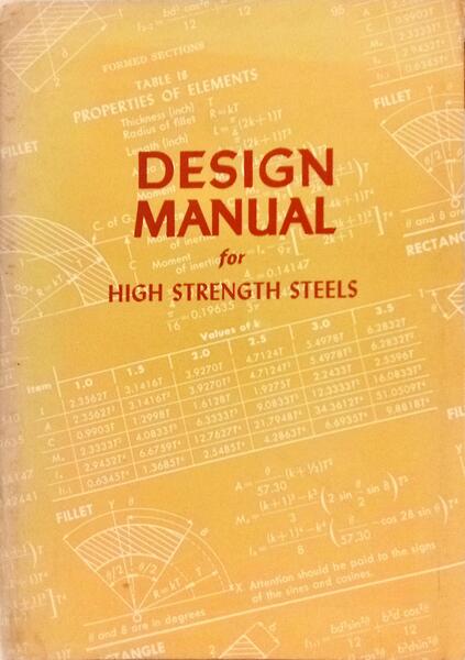 DESIGN MANUAL FOR HIGH-STRENGTH STEELS.