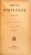 CODIGO CIVIL PORTUGUEZ: ANNOTADO. [2 VOLS.]