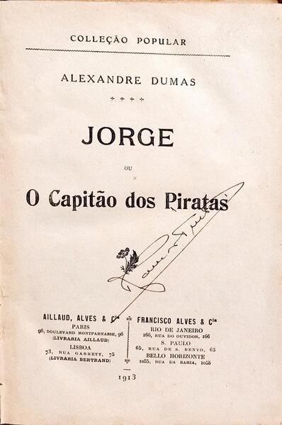 JORGE OU O CAPITÃO DOS PIRATAS.