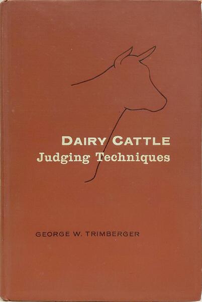 DAIRY CATTLE JUDGING TECHNIUES.