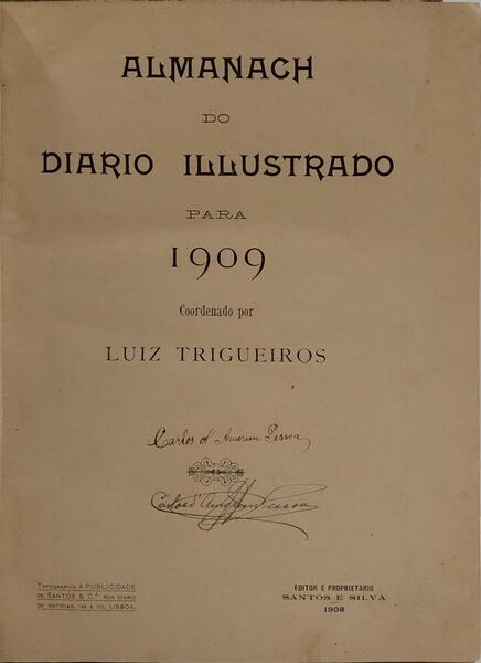 ALMANACH DO DIARIO ILLUSTRADO PARA 1909.
