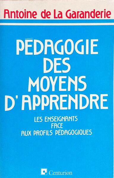 PEDAGOGIE DES MOYENS D'APPRENDRE.