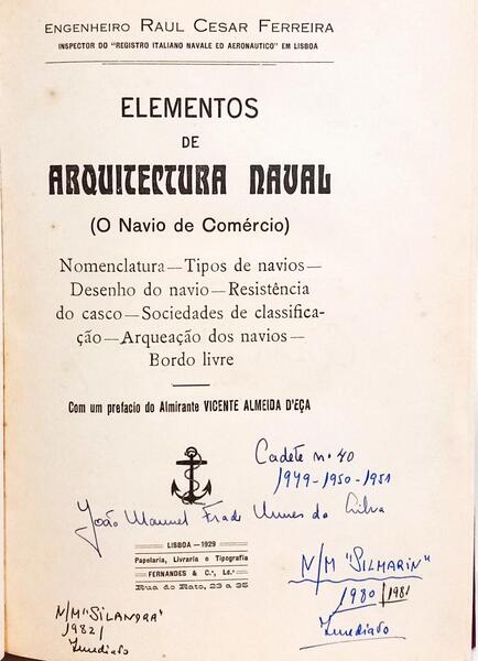 ELEMENTOS DE ARQUITECTURA NAVAL.