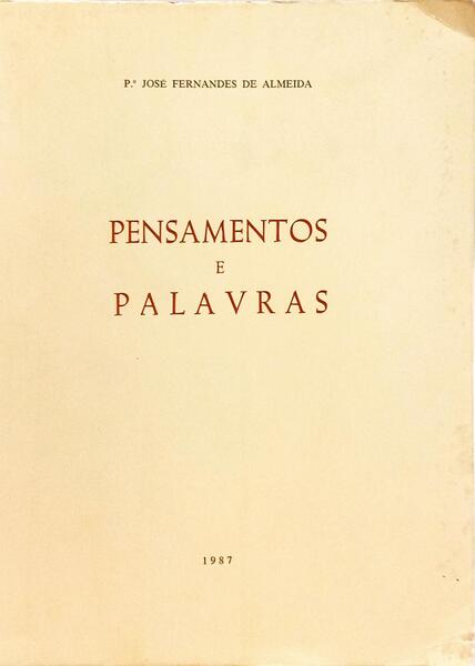 PENSAMENTOS E PALAVRAS.