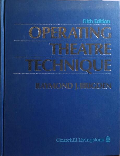 OPERATING THEATRE TECHNIQUE.