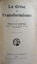 LA CRISE DU TRANSFORMISME.