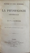 LA PHYSIOLOGIE GÃ‰NÃ‰RALE.