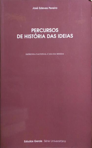 PERCURSOS DE HISTÓRIA DAS IDEIAS. [DED. AUTOR]