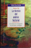 LA TÉCNICA DEL ANÁLISIS FACTORIAL.