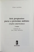 SEIS PROPOSTAS PARA O PRÓXIMO MILÉNIO. [2.ª EDIÇÃO, ENC. VERDE]