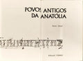POVOS ANTIGOS DA ANATÓLIA.
