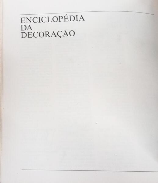 ENCICLOPÉDIA PRÁTICA VERBO DA DECORAÇÃO.