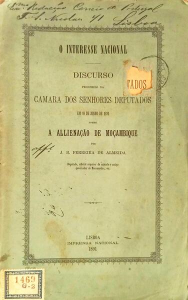 O INTERESSE NACIONAL. [BRO.]