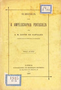 SUBSIDIOS PARA A AMPELOGRAPHIA PORTUGUEZA.