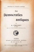 LES DÉMOCRATIES ANTIQUES.