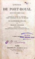 LOGIQUE DE PORT-ROYAL.